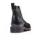 boots élastiquées noir velours mode femme automne hiver vue 7