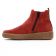 boots élastiquées rouge brique mode femme automne hiver vue 3