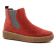 boots élastiquées rouge brique mode femme automne hiver vue 1