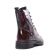 bottines à lacets bordeaux mode femme automne hiver vue 7