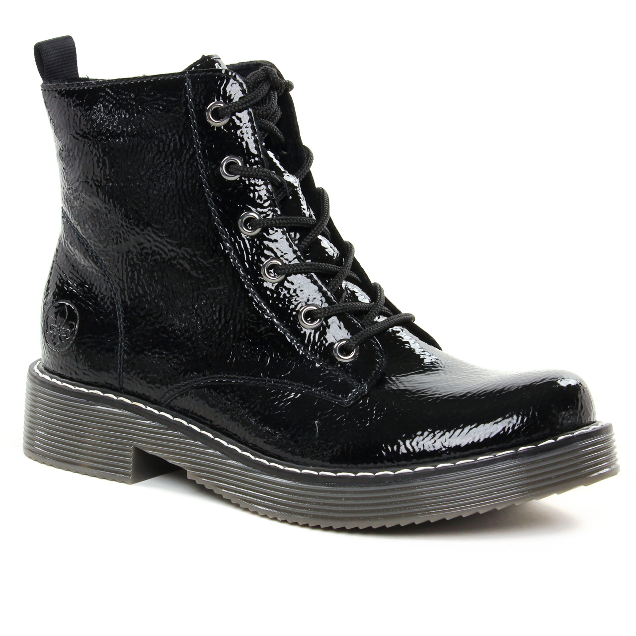 Bottines à lacets RIEKER femme noir