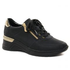Rieker N4305-00 Noir : chaussures dans la même tendance femme (baskets-mode noir) et disponibles à la vente en ligne 