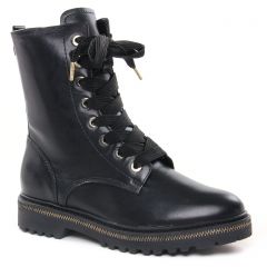 Tamaris 25214 Black Leather : chaussures dans la même tendance femme (bottines-a-lacets noir) et disponibles à la vente en ligne 