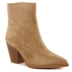 Chaussures femme hiver 2021 - boots talon Vanessa Wu beige