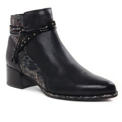 Chaussures femme hiver 2021 - boots talon fugitive noir