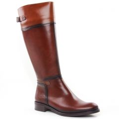 Chaussures femme hiver 2021 - bottes cavalières Dorking marron