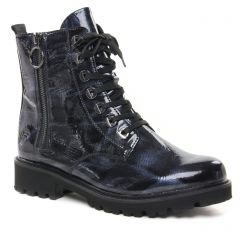 Remonte D8671-15 Marmorlack : chaussures dans la même tendance femme (bottines-a-lacets bleu noir) et disponibles à la vente en ligne 