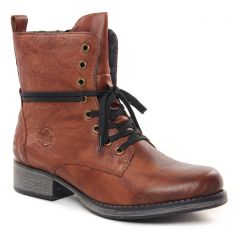 bottines-a-lacets marron: même style de chaussures en ligne pour femmes que les Rieker