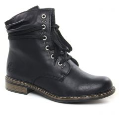 Rieker 71218-00 Schwarz : chaussures dans la même tendance femme (bottines-a-lacets noir) et disponibles à la vente en ligne 