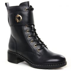Tamaris 25230 Black Gold : chaussures dans la même tendance femme (bottines-a-lacets noir) et disponibles à la vente en ligne 