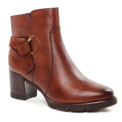 boots-talon marron: même style de chaussures en ligne pour femmes que les Tamaris