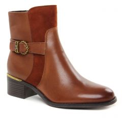 bottines marron: même style de chaussures en ligne pour femmes que les Tamaris