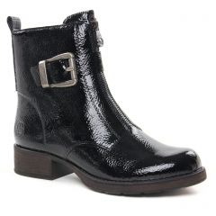 Chaussures femme hiver 2021 - boots fourrées rieker noir