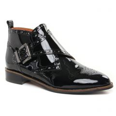 Chaussures femme hiver 2021 - low boots Mamzelle vernis noir