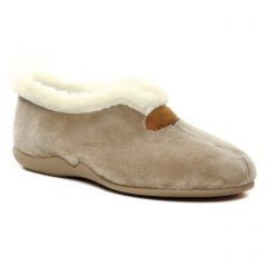 Chaussures femme hiver 2021 - chaussons American Vintage beige
