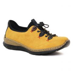 Rieker N3271-68 Jaune : chaussures dans la même tendance femme (tennis jaune) et disponibles à la vente en ligne 