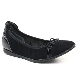 Chaussures femme hiver 2021 - ballerines tamaris noir