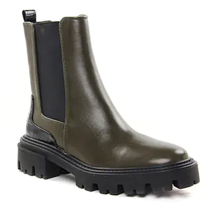 boots-chelsea vert: même style de chaussures en ligne pour femmes que les Tamaris