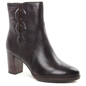 boots-talon noir café même style de chaussures en ligne pour femmes que les  Laura Vita