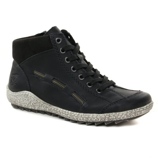 Tennis Et Baskets Mode Rieker L7543-00 Noir, vue principale de la chaussure femme