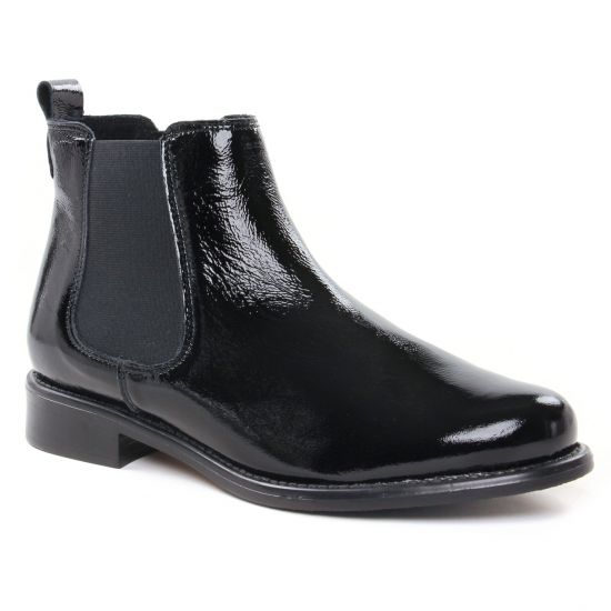 Bottines Et Boots Scarlatine Co77545 Be N Noir Naplack, vue principale de la chaussure femme