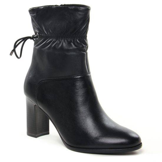Bottines Et Boots Tamaris 25368 Black Leather, vue principale de la chaussure femme