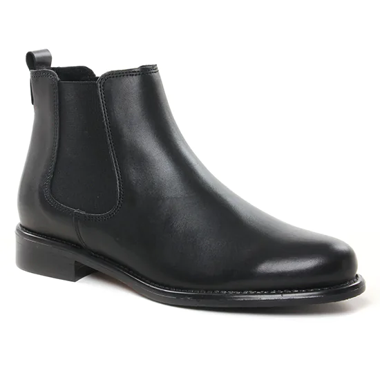 Bottines Et Boots Scarlatine Co77545 Be Noir Lisse, vue principale de la chaussure femme