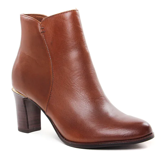 Bottines Et Boots Tamaris 25363 Cognac Leather, vue principale de la chaussure femme