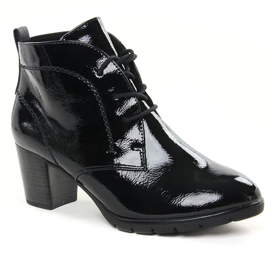 Bottines Et Boots Marco Tozzi 25109 Black Patent, vue principale de la chaussure femme
