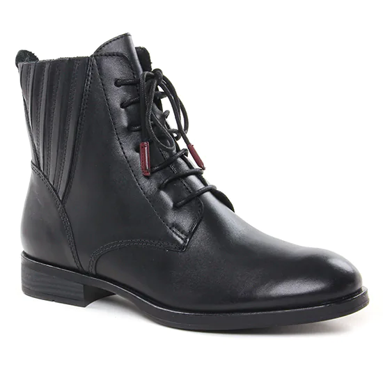 Bottines Et Boots Marco Tozzi 25102 Black Antic, vue principale de la chaussure femme