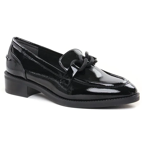 Mocassins Tamaris 24301 Black Patent, vue principale de la chaussure femme