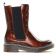 boots élastiquées marron vernis mode femme automne hiver vue 2