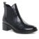 boots élastiquées noir croco mode femme automne hiver vue 1