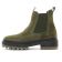 boots élastiquées vert kaki mode femme automne hiver vue 3