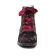bottines à lacets noir rose mode femme automne hiver vue 6