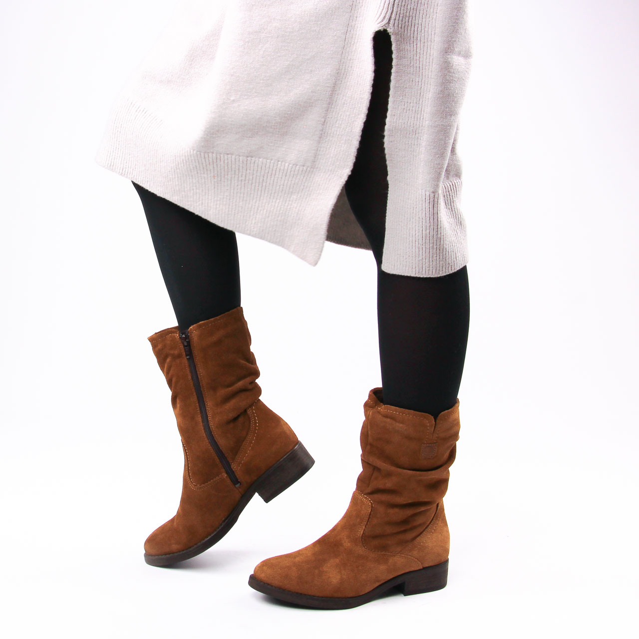 Bottines Femme Courtes à Frange - Style Vintage Cowboy, Imperméables, Pour Automne/Hiver