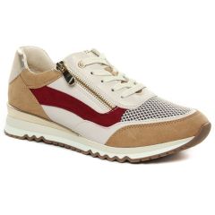 Marco Tozzi 23730 Cream Comb : chaussures dans la même tendance femme (baskets-compensees marron multi) et disponibles à la vente en ligne 