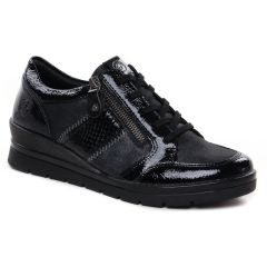 baskets-compensees noir: même style de chaussures en ligne pour femmes que les Tamaris