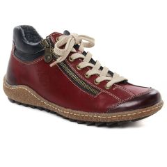 Rieker L7516-37 Wine : chaussures dans la même tendance femme (baskets-fourrees bordeaux) et disponibles à la vente en ligne 
