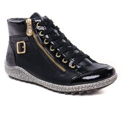 Rieker L7503-00 Black : chaussures dans la même tendance femme (baskets-fourrees noir doré) et disponibles à la vente en ligne 
