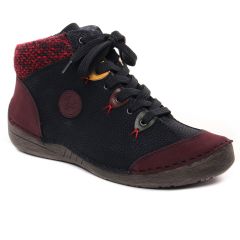 Rieker 52513-36 Schwarz : chaussures dans la même tendance femme (baskets-fourrees noir multi) et disponibles à la vente en ligne 