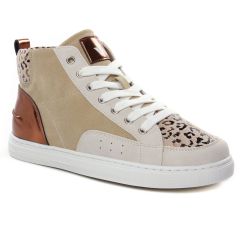Vanessa Wu Bk2447 Leopard : chaussures dans la même tendance femme (baskets-mode beige) et disponibles à la vente en ligne 