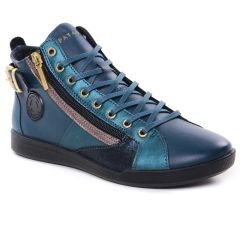 baskets-mode bleu vert: même style de chaussures en ligne pour femmes que les Rieker