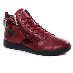 Pataugas Palme V Sangria : chaussures dans la même tendance femme (baskets-mode bordeaux) et disponibles à la vente en ligne 