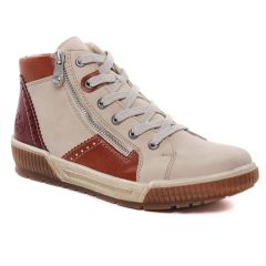 Rieker N0721-62 Ginger : chaussures dans la même tendance femme (baskets-mode marron beige) et disponibles à la vente en ligne 