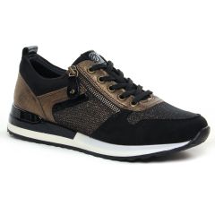 Remonte R2543-02 Schwarz : chaussures dans la même tendance femme (baskets-mode noir doré) et disponibles à la vente en ligne 