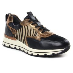 Tamaris 23736 Blk Copp Zebra : chaussures dans la même tendance femme (baskets-mode noir zebre) et disponibles à la vente en ligne 