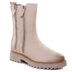 Chaussures femme hiver 2022 - boots tamaris beige clair