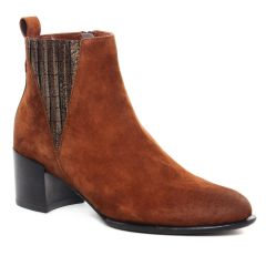 boots-chelsea marron: même style de chaussures en ligne pour femmes que les Jana