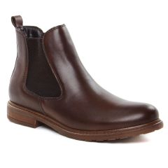 boots-chelsea marron: même style de chaussures en ligne pour femmes que les Kok And Koon